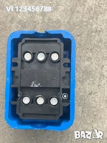 Пускател за ел двигател, ключ РИГА с 2 пуск-стоп бутона ПНВС10У2 380V 6,3A, снимка 3 - Други инструменти - 53883725