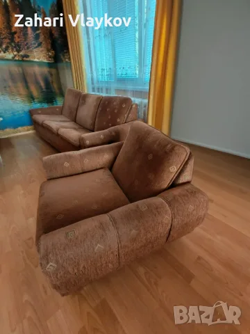 Продавам холна гарнитура, снимка 2 - Дивани и мека мебел - 55944409