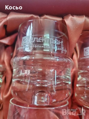 Чашки за ракия ЕЛЕКТРОН, снимка 2 - Чаши - 31224277