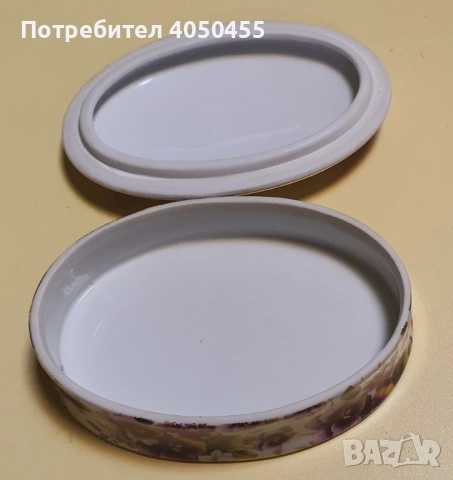 Порцеланова кутийка за бижута или ценности , снимка 4 - Антикварни и старинни предмети - 52091122