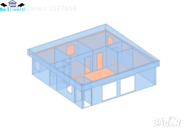 Къща, Сглобяеми къщи, Преместваеми, Модулни, Жилищни - 99м² 