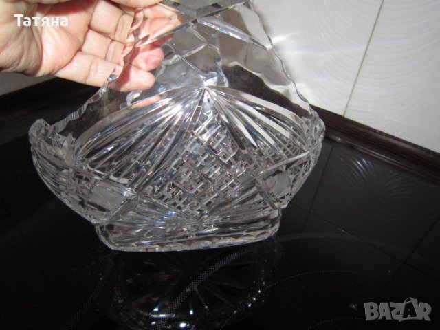   КРИСТАЛНИ ЧАШИ ; КУПИ;  КОШНИЦА; БОХЕМИЯ -ЧЕХИЯ;, снимка 2 - Чаши - 34317980