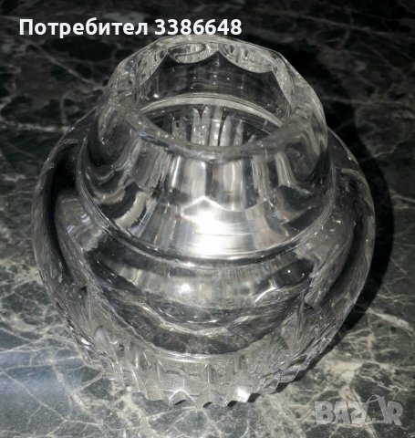 Лот  от  соца  2 кристални  фруктиери  и  2бр  кристални вази. , снимка 5 - Декорация за дома - 38398098