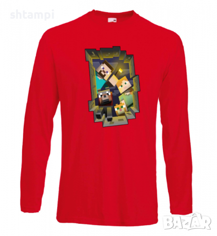 Мъжка тениска майнкраф Minecraft Search Party,Minecraft,Игра,Забавление,подарък,Изненада,Рожден Ден., снимка 16 - Тениски - 36496650