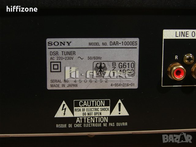 ТУНЕР Sony dar-1000es /6, снимка 10 - Ресийвъри, усилватели, смесителни пултове - 38953554