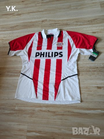 Оригинална мъжка тениска Nike Dri-Fit x PSV Eindhoven / Season 02-03 (Home), снимка 2 - Тениски - 40555293