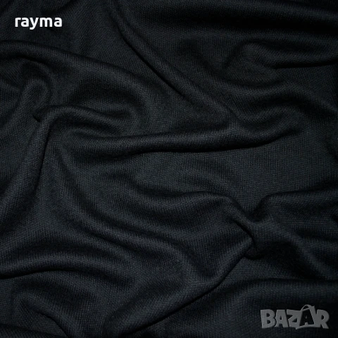 Плат италианско дизайнерско черно вълнено трико - плетиво, снимка 5 - Жилетки - 50987749