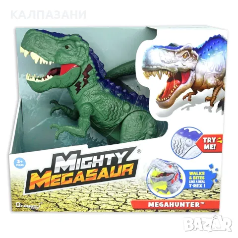 MIGHTY MEGASAUR Динозавър Megahunter T-REX с движеща се глава 80061, снимка 3 - Фигурки - 47758904
