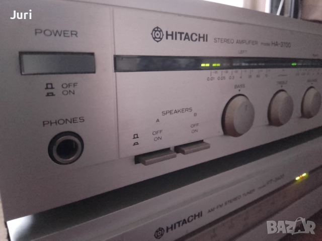Hitachi ha 3700 усилвател Made in Japan 1981 г, снимка 3 - Ресийвъри, усилватели, смесителни пултове - 52895651