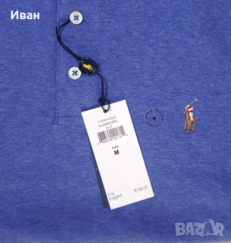 Нова оригинална фланелка Polo Ralph Lauren custom slim fit - размер XL, L, M - 100% памук, снимка 7 - Тениски - 54038332