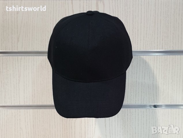 Нова изчистена шапка с козирка в черен цвят, снимка 4 - Шапки - 36922776