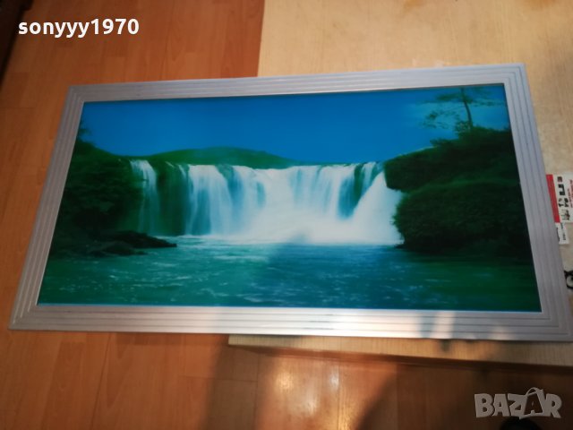 КАРТИНА-ВОДОПАД 220волта 1301221926, снимка 5 - Антикварни и старинни предмети - 35427823