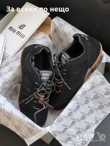 Miu Miu Дамски Маратонки👟Дамски Спортни Обувки Миу Миу - Налични Различни Цветове Код D2200, снимка 2 - Маратонки - 49428771