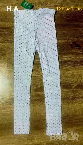 Нови дрехи дънки, клинове, панталони, якета за момиче 128 см, снимка 3 - Детски комплекти - 52025359