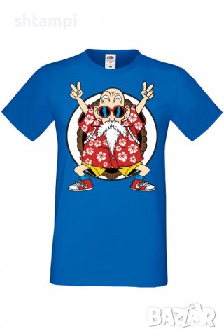 Мъжка тениска Dragon Ball Z Master Roshi,Анимация,игра,Празник,Повод,, снимка 4 - Тениски - 37936863