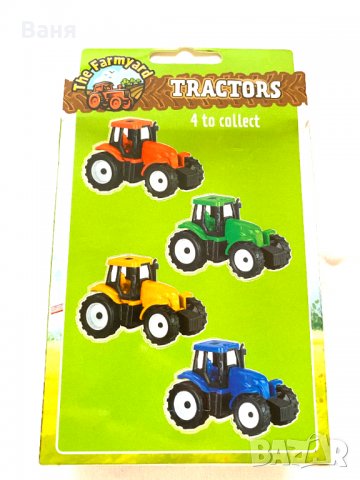 Комплект трактори детски играчки, снимка 4 - Други - 31471087