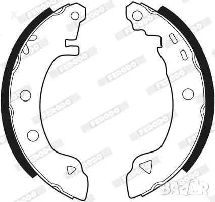 FERODO FSB401 ЗАДНИ ЧЕЛЮСТИ ALFA-ROMEO CITROEN FIAT LANCIA RENAULT 1976-2003 OE 8671020698 OE9947106