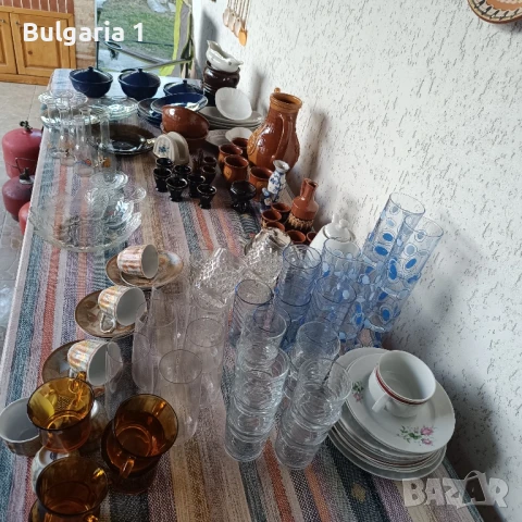 Сервизи чаши чинии керамика кристал юзчета, снимка 4 - Чаши - 50703819