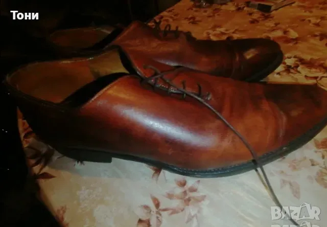 REGENT Нови Мъжки Обувки Изцяло от Естествена Кожа 43, снимка 5 - Ежедневни обувки - 49564302