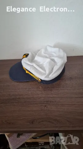 Моряшка шапка – бяла, номер 57, добро състояние, снимка 3 - Шапки - 50420673