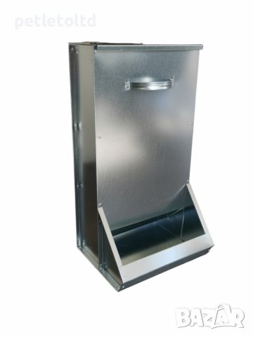 Хранилка за куче или котка, метална (тип седмична, с обем за около 6 кг гранулирана храна), снимка 5 - Други животни - 30348038