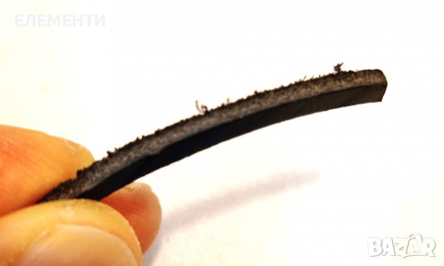 Плосък Кожен Ремък - 4 х 2 мм, снимка 3 - Ръчно изработени сувенири - 39113429