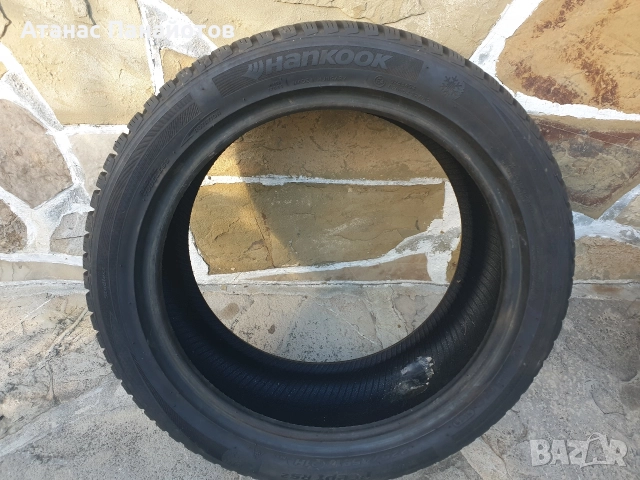 1бр. зимна 225 45 17 Hankook , снимка 7 - Гуми и джанти - 52745991
