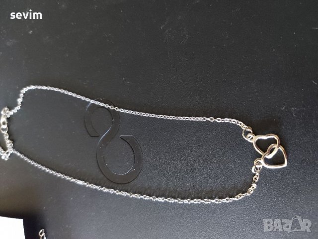 Колие сърчица, снимка 2 - Колиета, медальони, синджири - 37495526