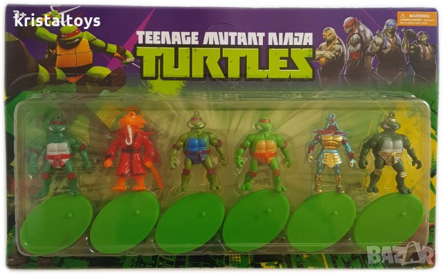 Костенурките Нинджа детски комплект от 6 броя, снимка 1