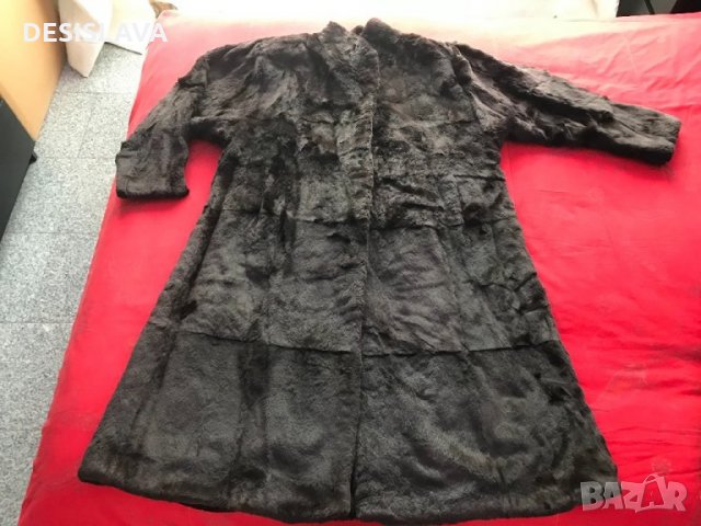 Дамско палто естествен косъм L , снимка 6 - Палта, манта - 30951900