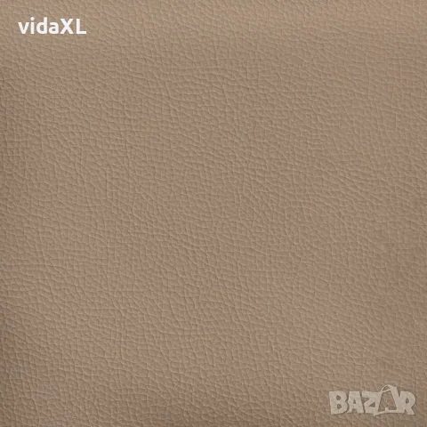 vidaXL Кушетка с възглавници, капучино, изкуствена кожа, снимка 7 - Кушетки - 56147453