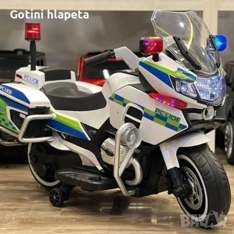 Акумулаторен Мотор POLICE 12V, снимка 10 - Детски велосипеди, триколки и коли - 53945346