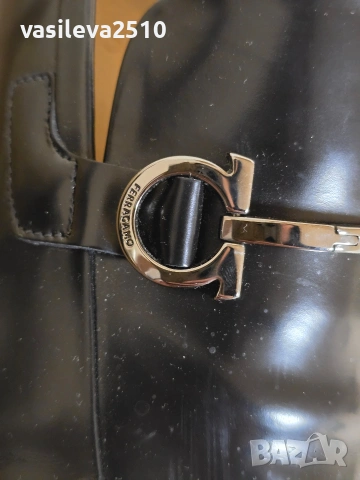 Salvatore Ferragamo оригинални мъжки елегантни обувки от естествена кожа , снимка 6 - Мокасини - 53892995