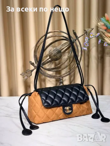 Chanel Chanel Луксозна Дамска Чанта С Капитониран Дизайн И Капак - Различни Цветове Код SEM-757
