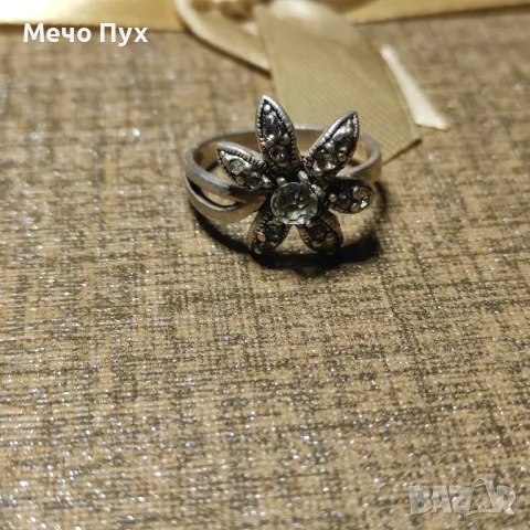 Сребърен пръстен (255), снимка 6 - Пръстени - 48348443