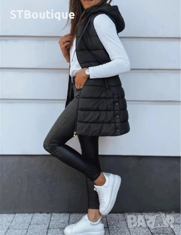 💖 Дамски елек с V-образно деколте 💖, снимка 3 - Елеци - 52303094