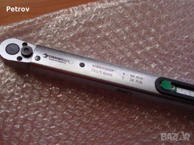 STAHLWILLE MANOSKOP 721/5 Quick - MADE IN GERMANY - 3/8" PROFI Динамометричен Ключ 6 - 50 Nm !!!!!!!, снимка 9 - Гедорета - 51516184