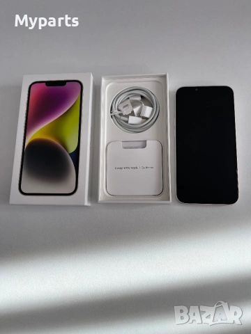 iPhone 14 starlight 128 gb в безупречно състояние без забележка, снимка 10 - Apple iPhone - 53092125