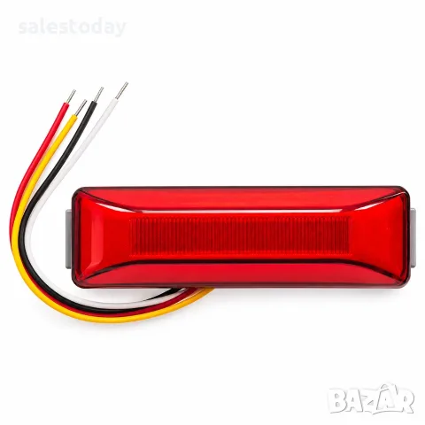 Габарит за автомобили, бусове, камиони, ремаркета и други МПС, 12-24V червен 2БР в комплекта