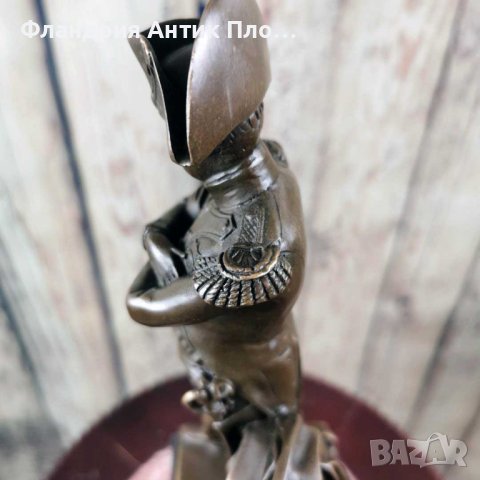 Бронзова статуетка - Наполеон , снимка 6 - Статуетки - 42906305