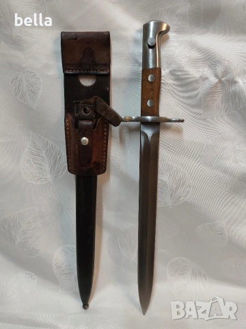 Оригинален швейцарски щик за пушка Schmidt-Rubin, модел 1889 г.