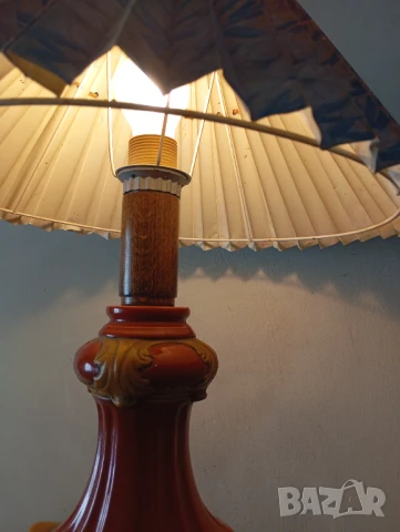 Настолна лампа в бароков стил, снимка 6 - Настолни лампи - 50929685