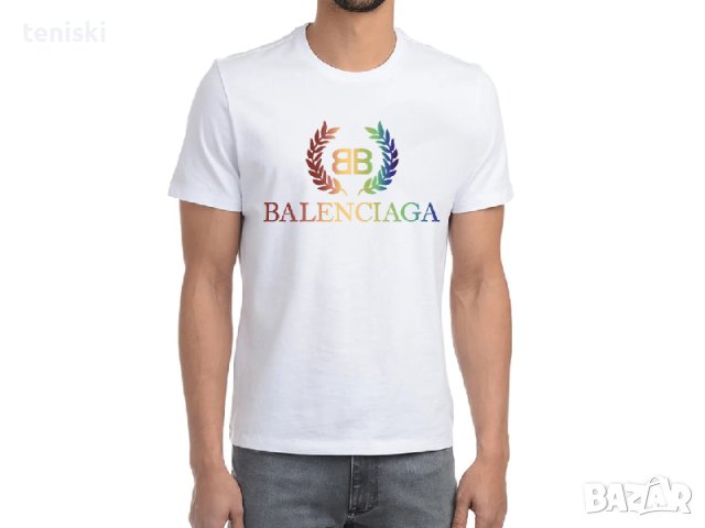Тениски Balenciaga Принт Модели и размери, снимка 6 - Тениски - 32505783