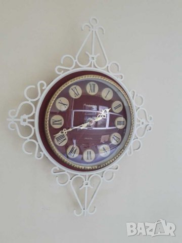 Стар стенен часовник -Янтар , снимка 14 - Антикварни и старинни предмети - 29668142