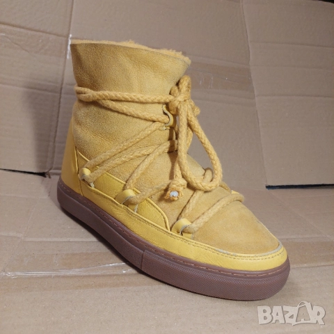боти / ботуши Inuikii Yellow номер 38, снимка 8 - Дамски ботуши - 52091162