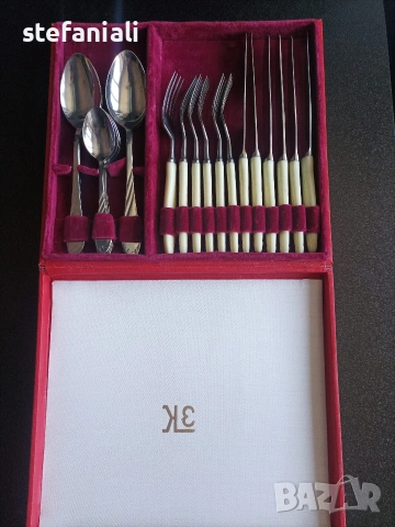 Комплект руски прибори за хранене, снимка 3 - Прибори за хранене, готвене и сервиране - 53916929