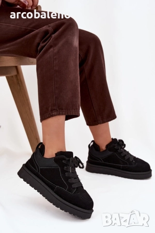 Дамски маратонки с подплата от пух Cyrissa, 3цвята , снимка 11 - Маратонки - 52347106