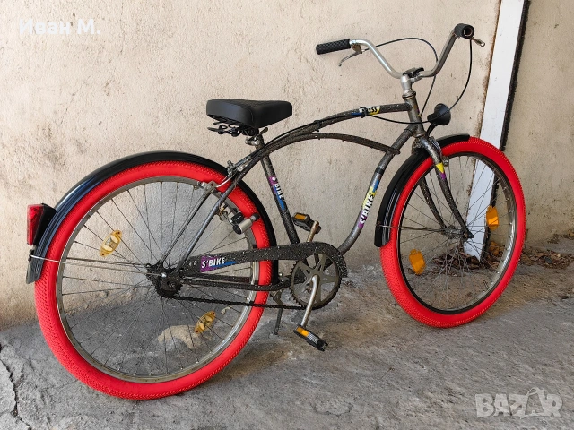 26 цола велосипед чопър, снимка 3 - Велосипеди - 54120471