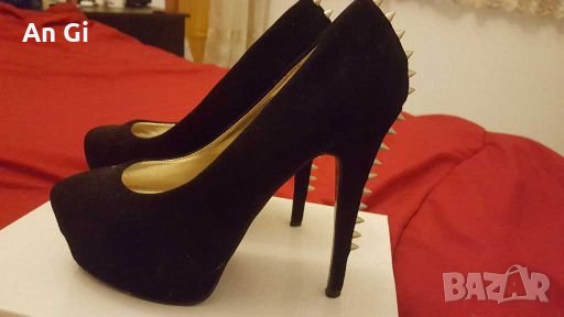 Елегантни обувки и клъч от лак, снимка 7 - Дамски обувки на ток - 30979683