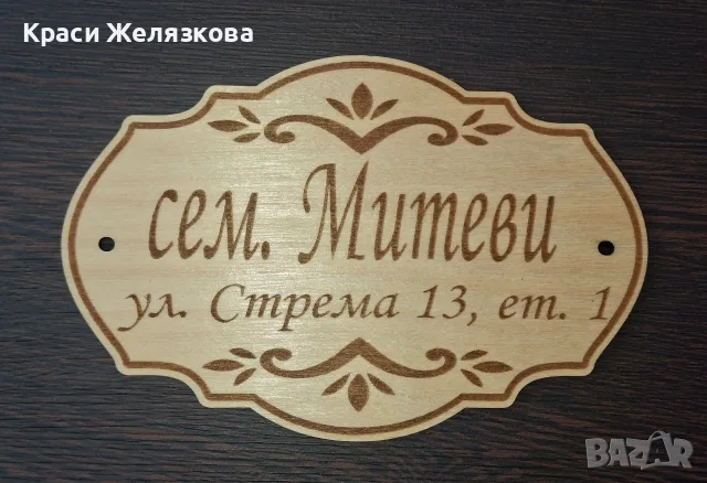 Табела за врата, снимка 5 - Декорация за дома - 56416025